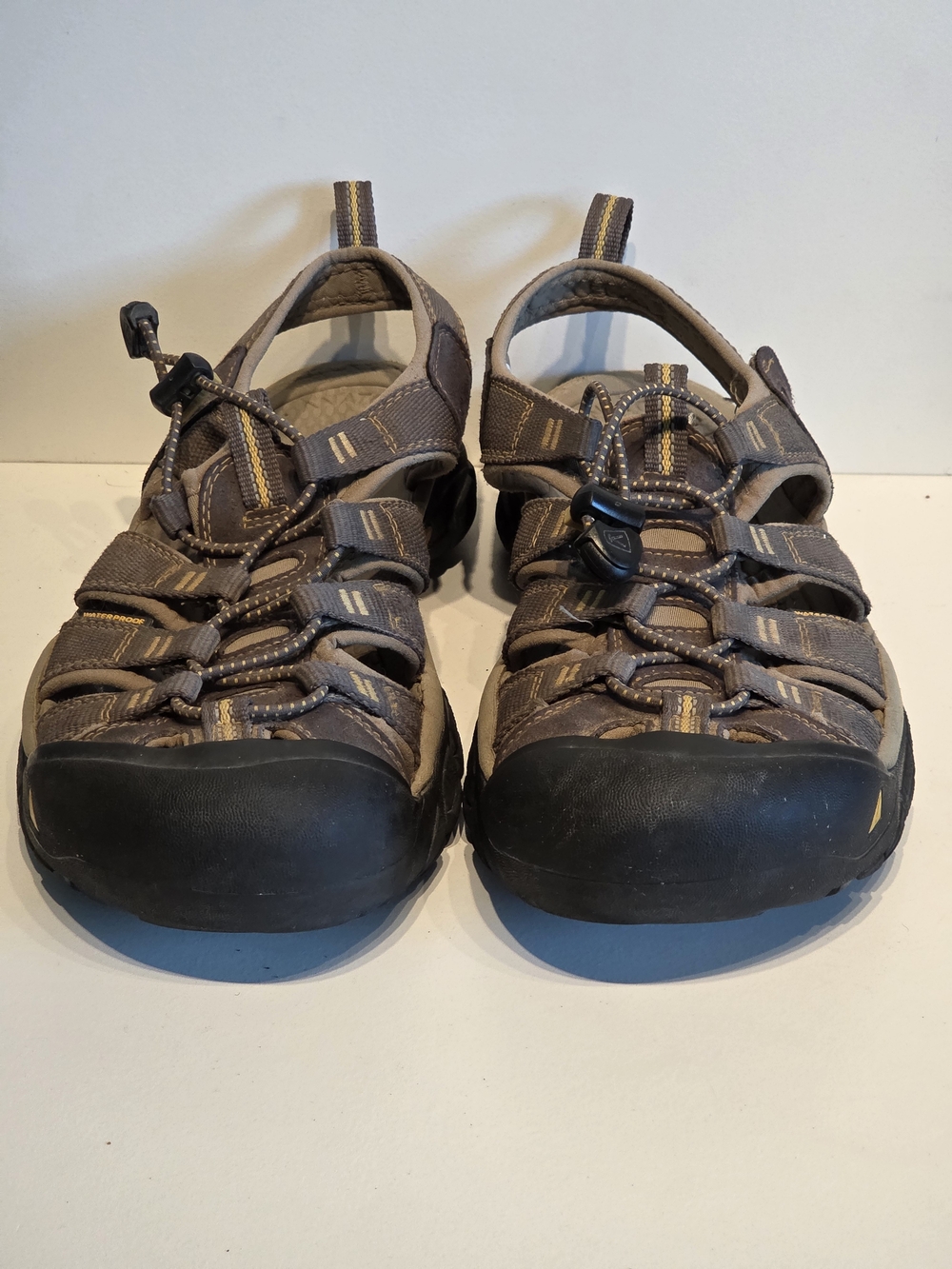 Keen Sandals Men’s 8.5 Newport H2 Olive Green/Yellow Water Hiking Active Sport
